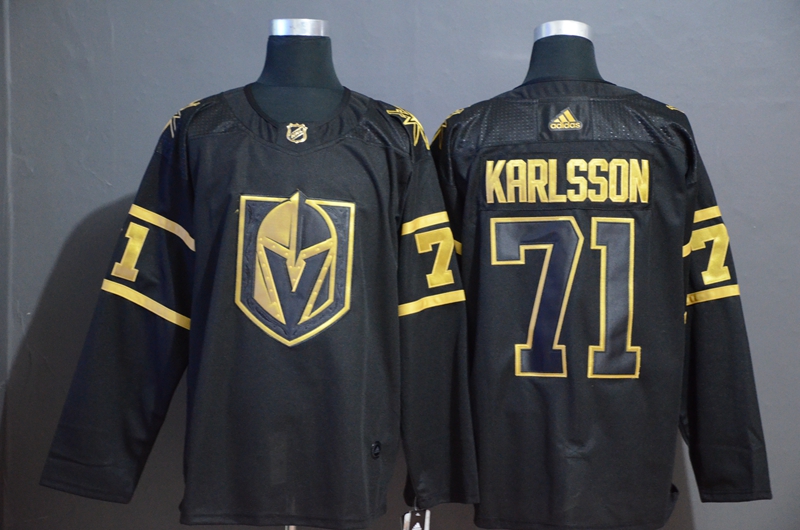Men's Vegas Golden Knights #71 William Karlsson Black Golden 2019 NHL All-Star Game Jersey Men's Vegas Golden Knights #71 William Karlsson Black Golden 2019 NHL All-Star Game Jersey